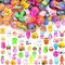 100 Pcs Prefilled Easter Eggs with Toys, Filled with Toys Party Favors for Kids Boys Girls Easter Eggs Hunt, Basket Stuffers Fillers